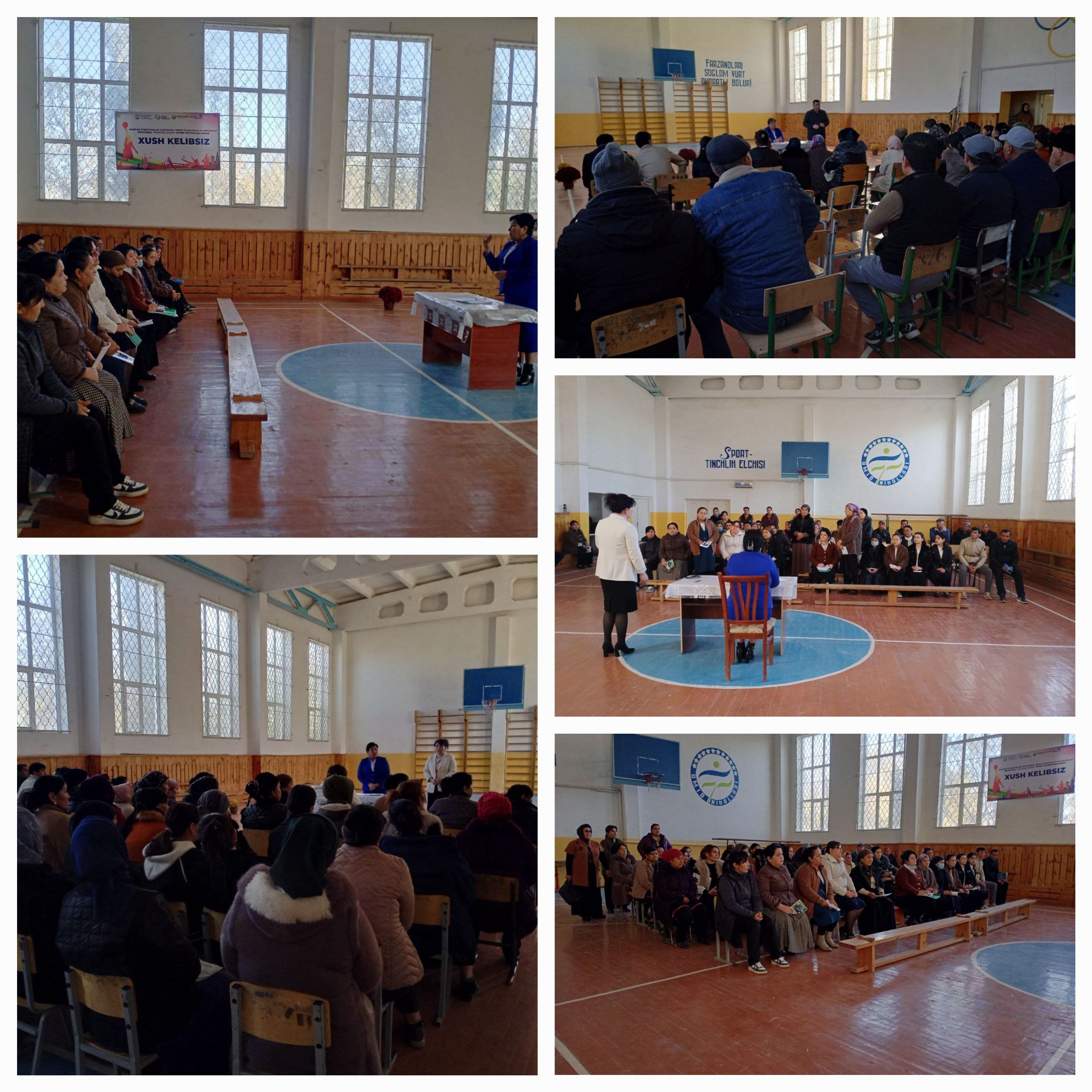 Shovot tumani 34-umumiy o'rta ta'lim maktabida 2025-yil 8-noyabr kuni o'tkazilgan ota-onalar yig'ilishidan fotolavhalar