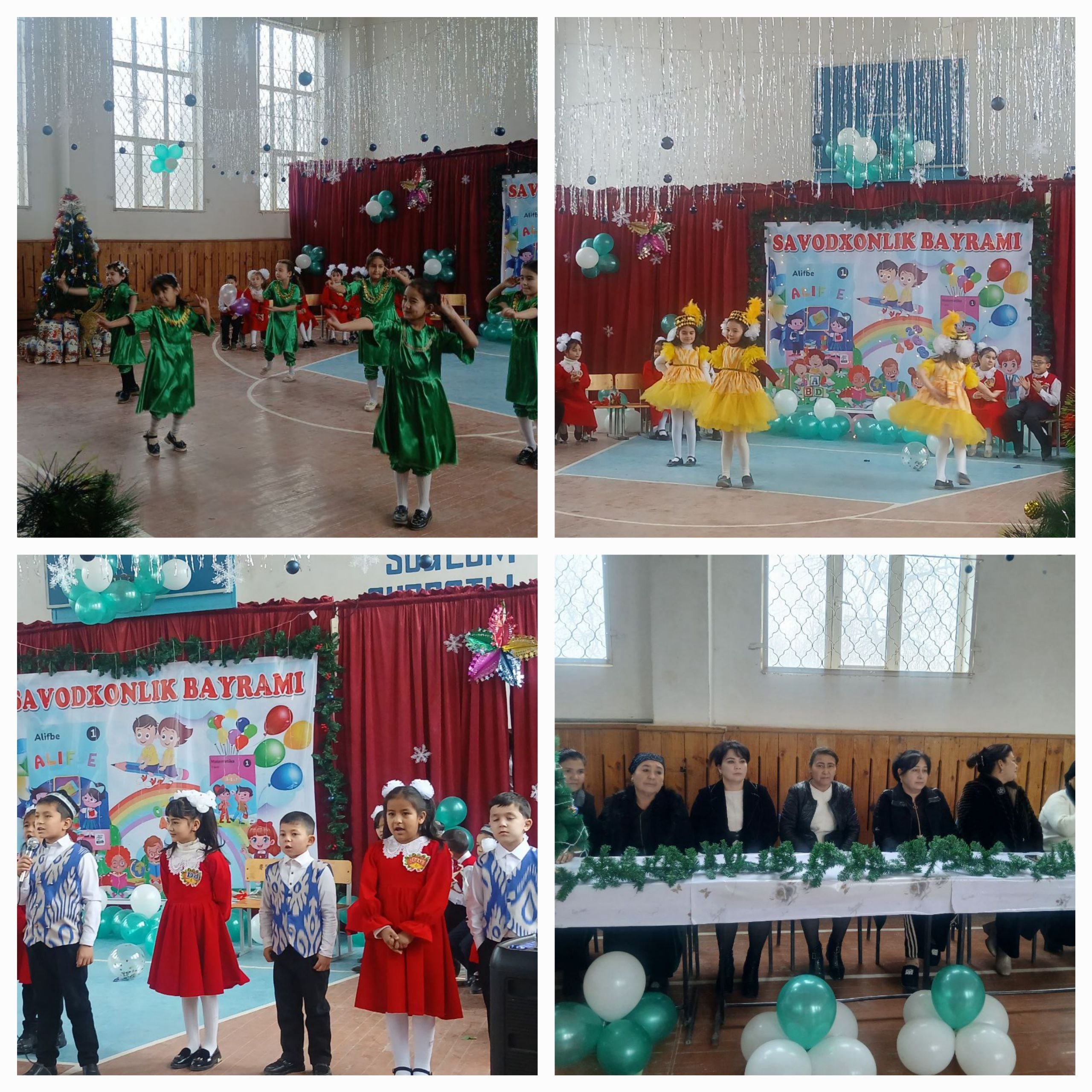 Shovot tumani 34-umumiy o'rta ta'lim maktabida 2025-yil 26-dekabr kuni bo'lib o'tgan savodxonlik bayramidan fotolavhalar